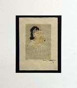 Rare Louis Icart Original Color Etching Circa 1940
