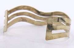 Vintage 925 Sterling Silver Cuff Bangle