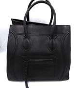 Celine Black Leather Phantom Purse