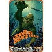 Creature from The Black Lagoon Metal Movie Poster