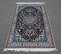 Handmade w/Silk Persian Nain 3.11x6.5