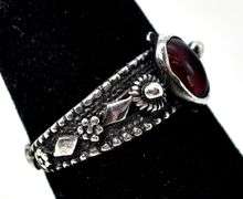 Ruby Gemstone Ring in Sterling Silver