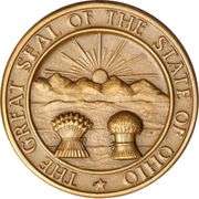 Wright Brothers Bronze Medal Ohio State Seal