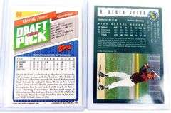 2 Derek Jeter 1992 Draft Pick Baseball Cards