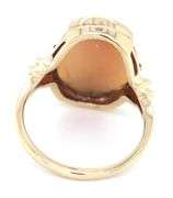 10kt Yellow gold Cameo ring
