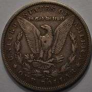 1891-CC Morgan Silver Dollar, Circulated