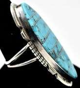 Brandon Etcitty Turquoise Inlay Ring