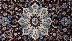 Handmade w/Silk Persian Nain 4.3x6.9