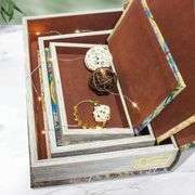 Set of 3 Vintage Book Hidden Boxes Storage