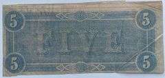 $5 CSA 1864 Series Note
