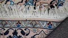 Handmade w/Silk Persian Nain 3.10x6.7