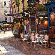 Parisian Cafe by Park, S. Sam