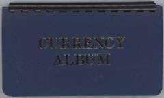 Currency album with 6 Crisp Uncirculated $1 Silver Certificate STAR notes