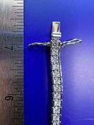 14 Kt White Gold Plated 14.5 Ctw Lab Simulated Diamond Tennis Bracelet