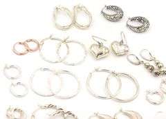 Group lot of Vintage 925 sterling silver earrings
