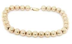 14kt Yellow gold ball bracelet
