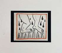 Highly Collectible Limited Edition Keith Haring Screenprint in Colors