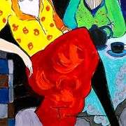 Sisters by Tarkay (1935-2012)