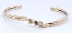 Vintage 925 Sterling Silver Twisted Bangle Bracelet