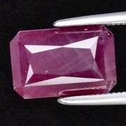 Intricate scissor cut top! 4.72ct pure Guinea Ruby!!!