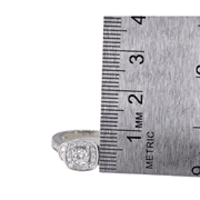 14k (585) White Gold Natural Diamond Ring