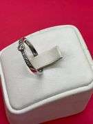 LADIES BRAND NEW 14K WHITE GOLD DIAMOND BAND