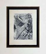Highly Collectible Salvador Dali Original Copper Engraving Circa 1965