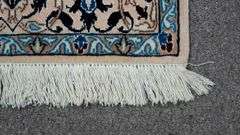 Handmade w/Silk Persian Nain 3.10x6.7