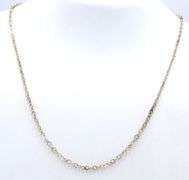 Vintage 925 sterling silver chain necklace