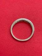 LADIES 14K WHITE GOLD DIAMOND BAND