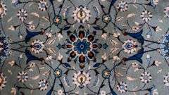 Handmade Persian Kashan 9.1x13.0