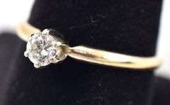 Fabulous 14K Yellow Gold Diamond Ring