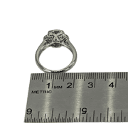 14k (585) White Gold Natural Diamond Ring