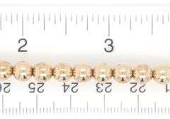 14kt Yellow gold ball bracelet