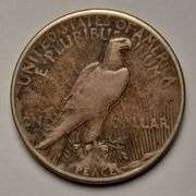 1921 High Relief Peace Silver Dollar, Circulated
