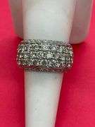 CERTIFIED BRAND NEW 14K WHITE GOLD AND DIAMOND RING