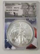 2021 MS 70 Silver Eagle TYPE 1