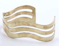 Vintage 925 Sterling Silver Cuff Bangle