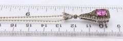Group Lot of 4 Vintage925 Sterling Silver Necklaces