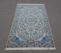 Handmade w/Silk Persian Nain 4.1x6.11