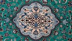 Handmade w/Silk Persian Nain 3.10x6.4