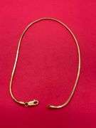 10K YELLOW GOLD SNAKE BRACELET
