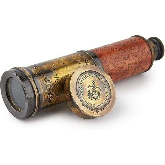 20-Inch Brass Nautical Spyglass Telescope