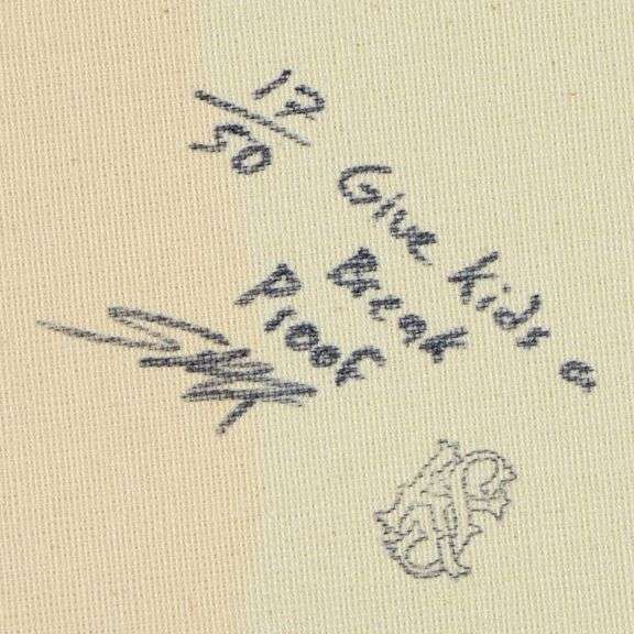 Martin Luther King by Steve Kaufman (1960-2010)