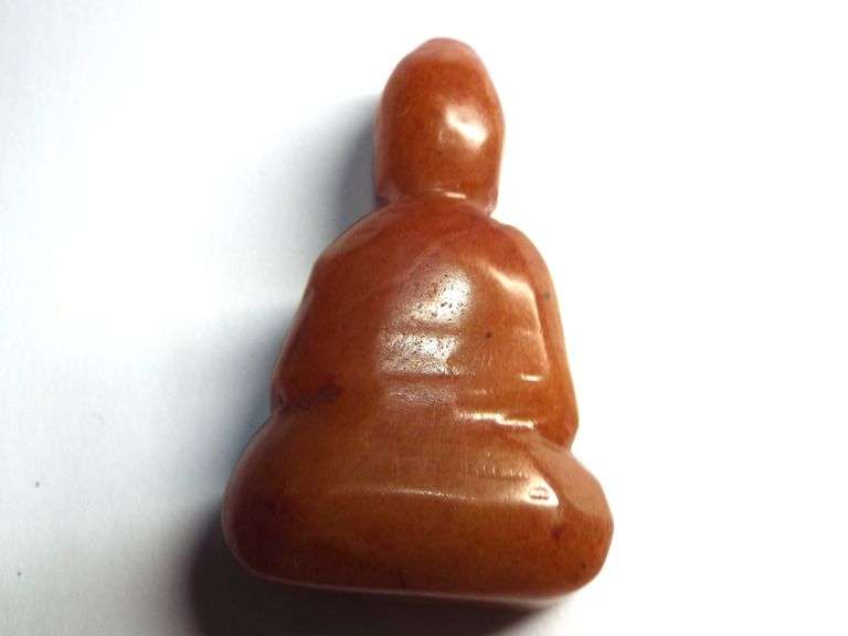 Antique Honey Jade Buddha statue
