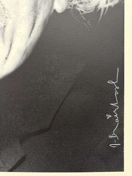 Highly Collectible Mr. Brainwash Einstein Screenprint Signed With Thumbprint