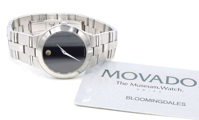 Movado Museum Juro black dial quartz watch