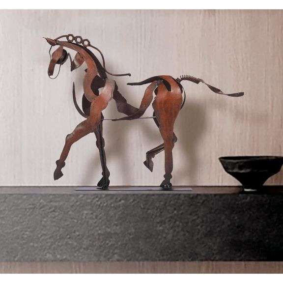 Handmade Horse Metal Art Decor