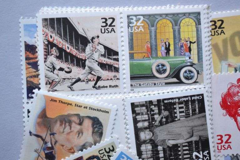 $78.10 Face Value In  22 29 32 & 33 Cent Mint US Stamps