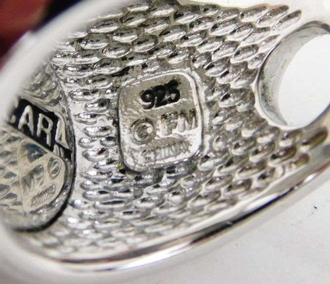 Vintage Sterling Silver Dale Earnhardt Nascar Ring, 8.5